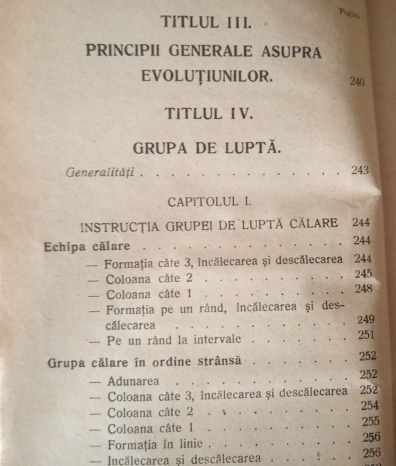 Regulament Provizoriu pentru Instrucția Cavaleriei (partea I-a, 1926)