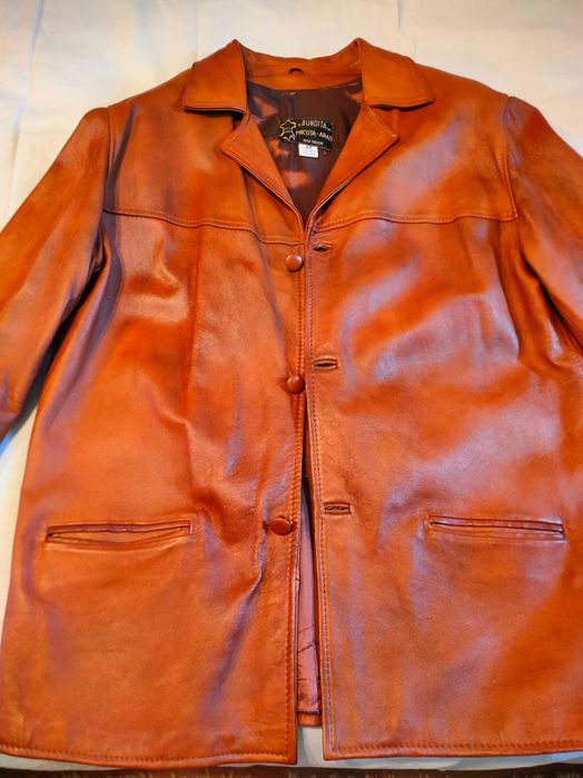 jacheta piele naturala pt barbati