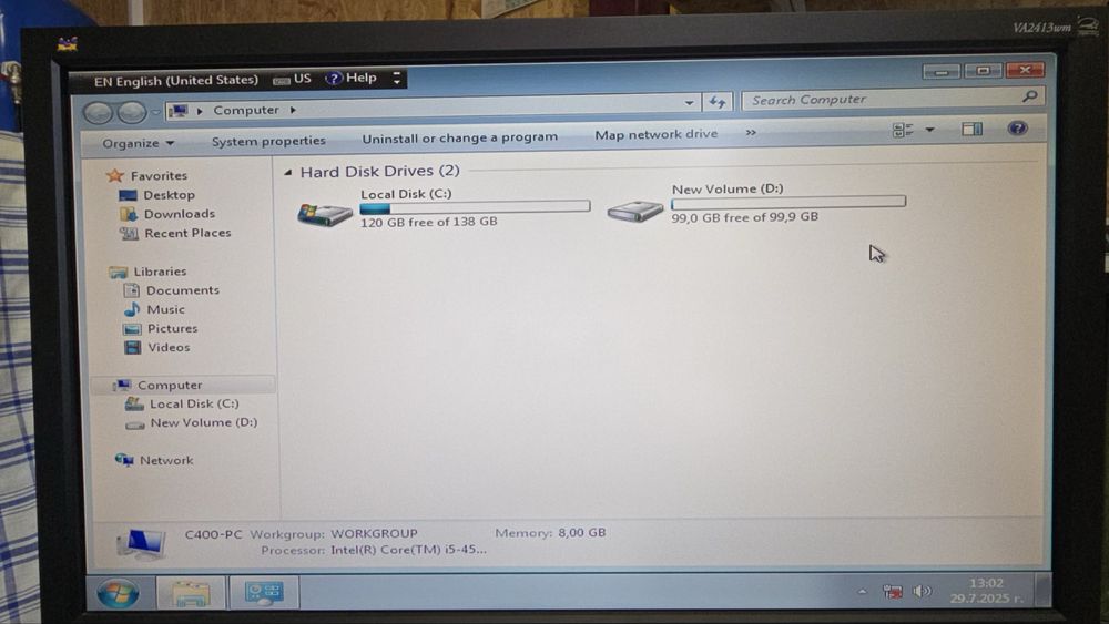 FUJITSU Desktop ESPRIMO C720 .+ монитор