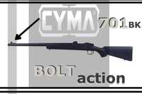 Pusca BOLT-action CYMA 701BK METAL 6mm airsoft