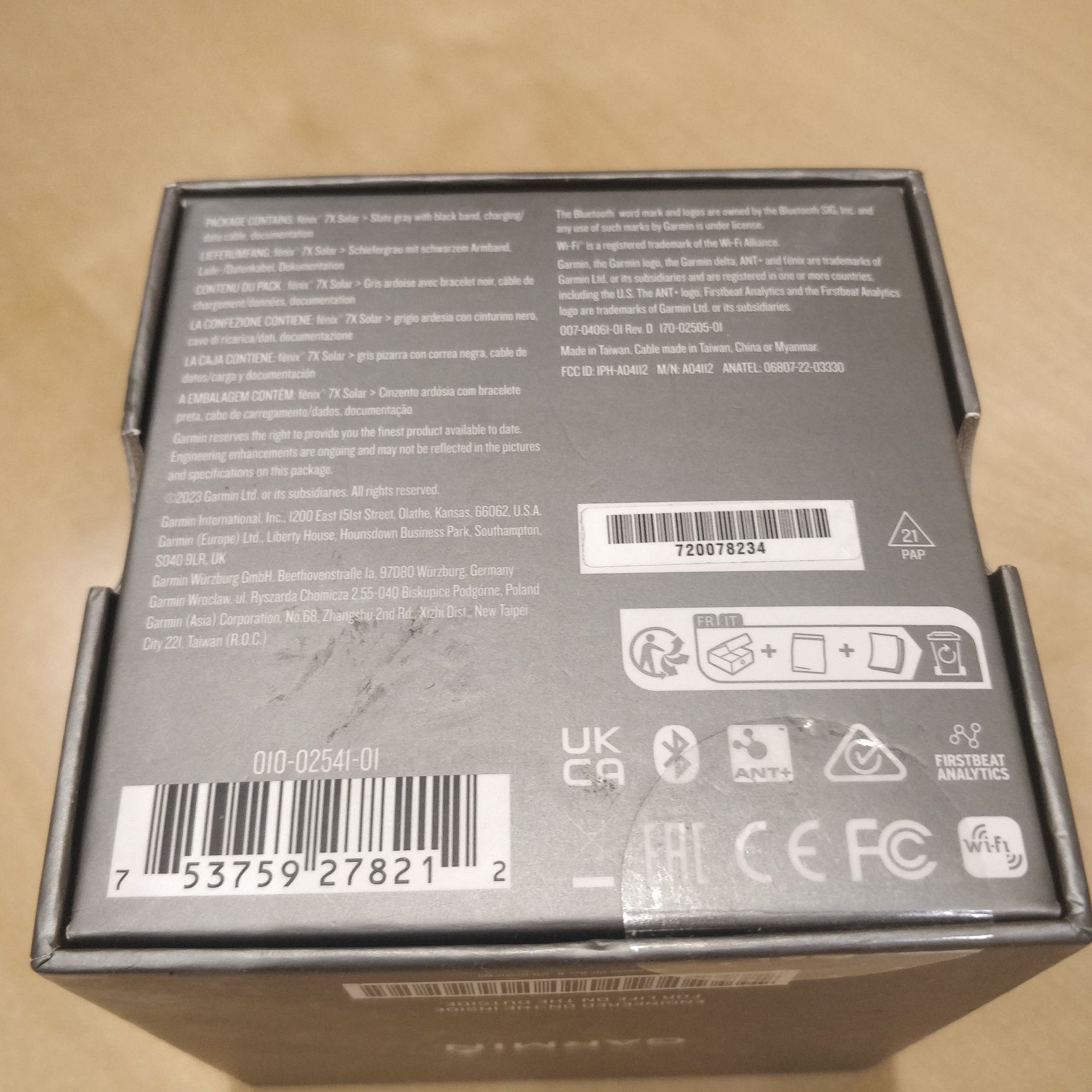 GARMIN Fenix 7X Solar