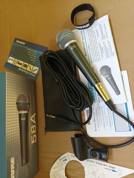 Microfon tobe Microfon shure beta 58a Microfon instrumentisti/studio