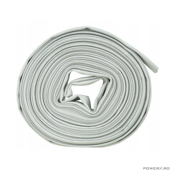 Furtun apa 1"20 metri, tip pompieri, cauciucat, 8 bari, Verke