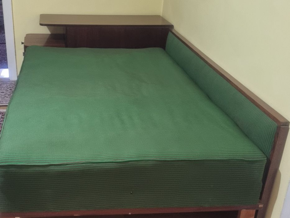 Donez pat cu ladă depozitare si spătar