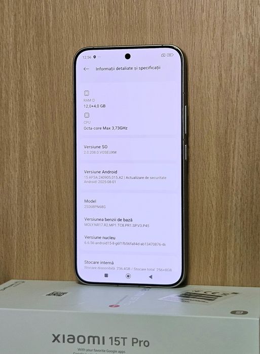 Xiaomi 15T Pro 256 GB garanție 23 luni ca nou