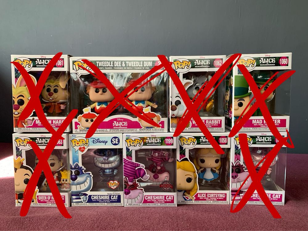 Funko Pop фигурки (Alice,Avatar,Genshin,Beauty and the beast и други)
