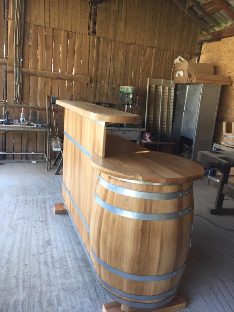 Bar rustic din lemn masiv(tejghea bar)