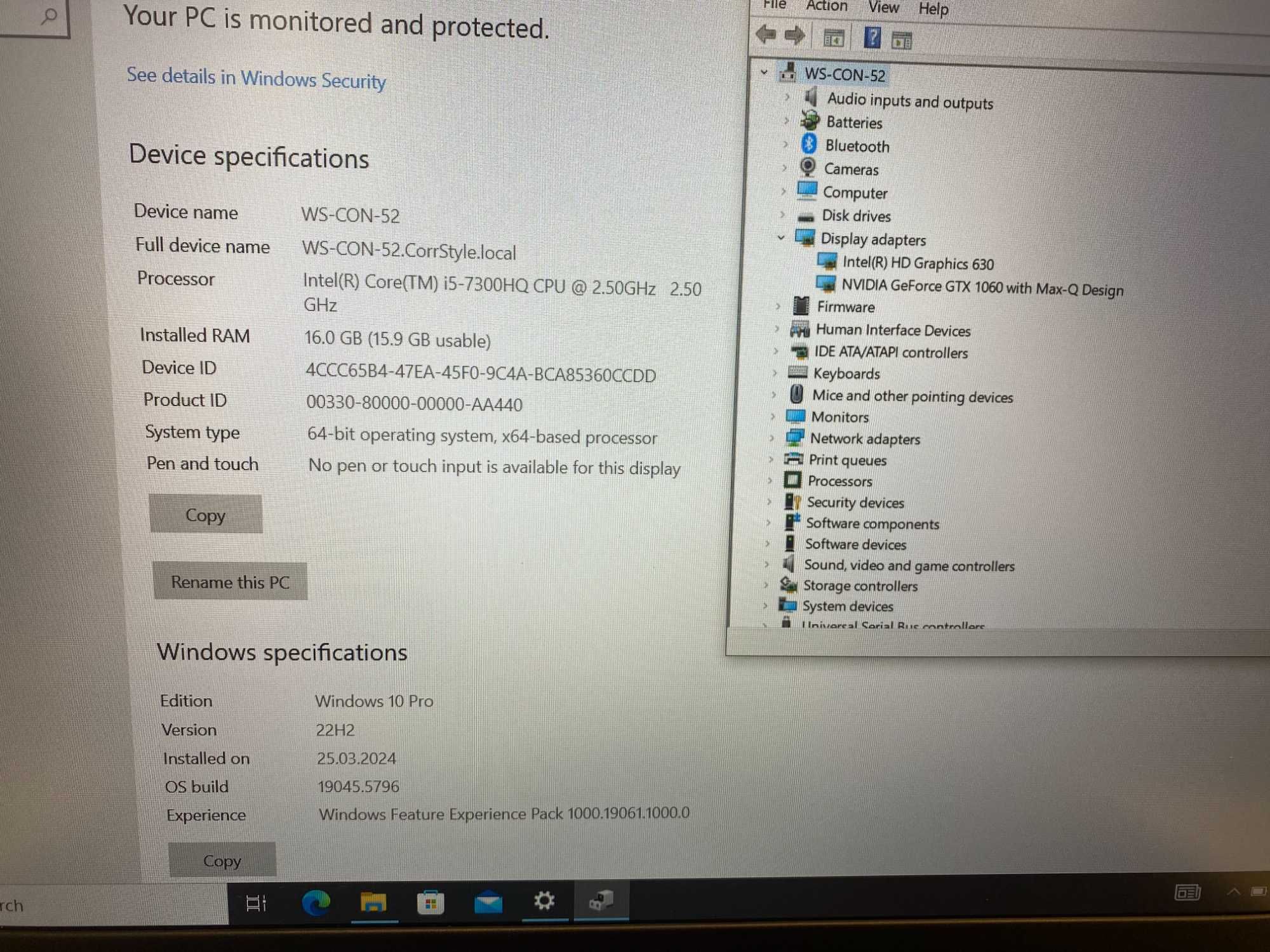 Преносим компютър HP ZBook 15 G3 - с лицензиран windows