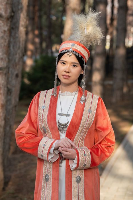 Казахское платье, этнический стиль
