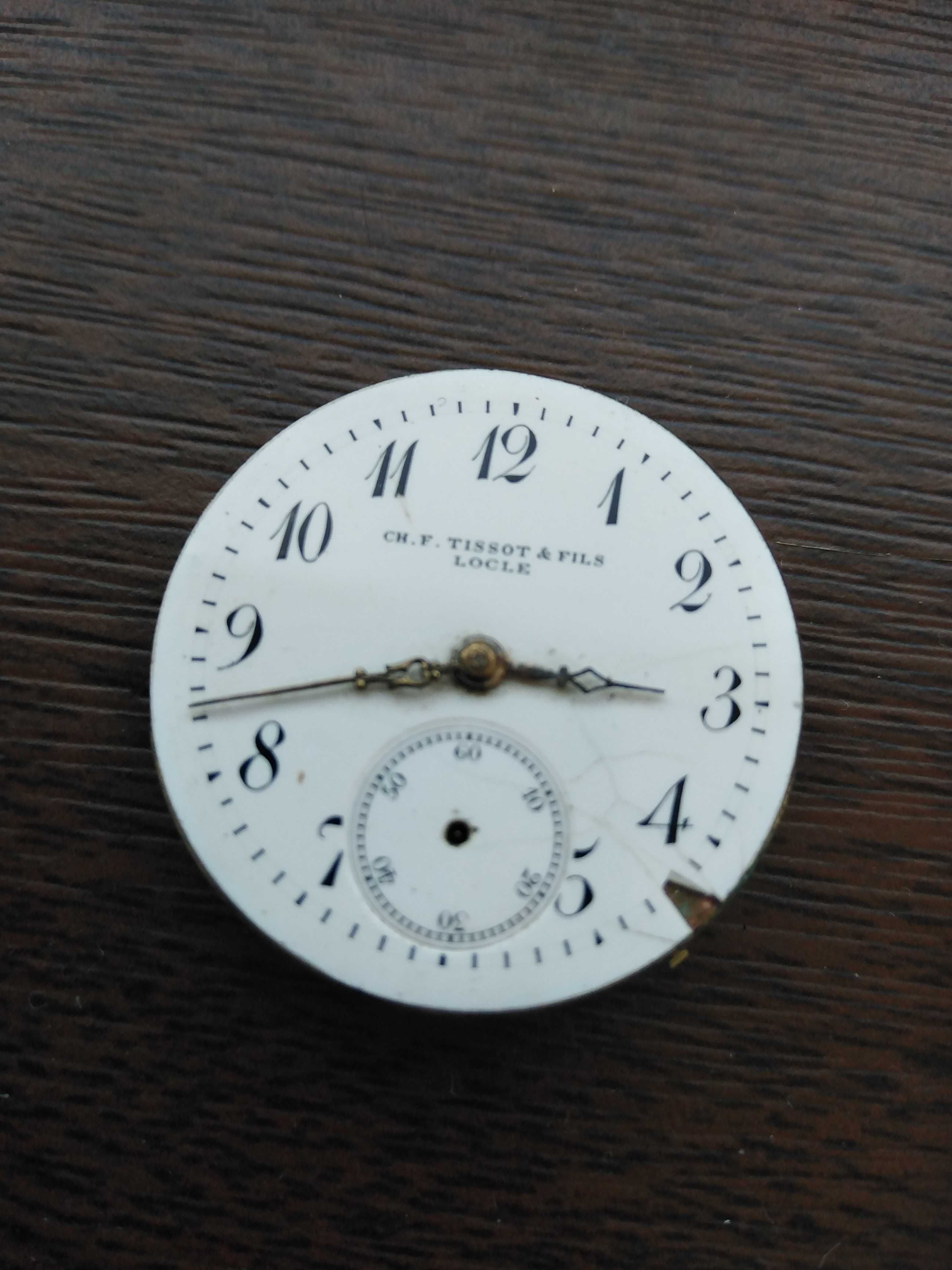 ceas vechi Tissot, mecanism Tissot