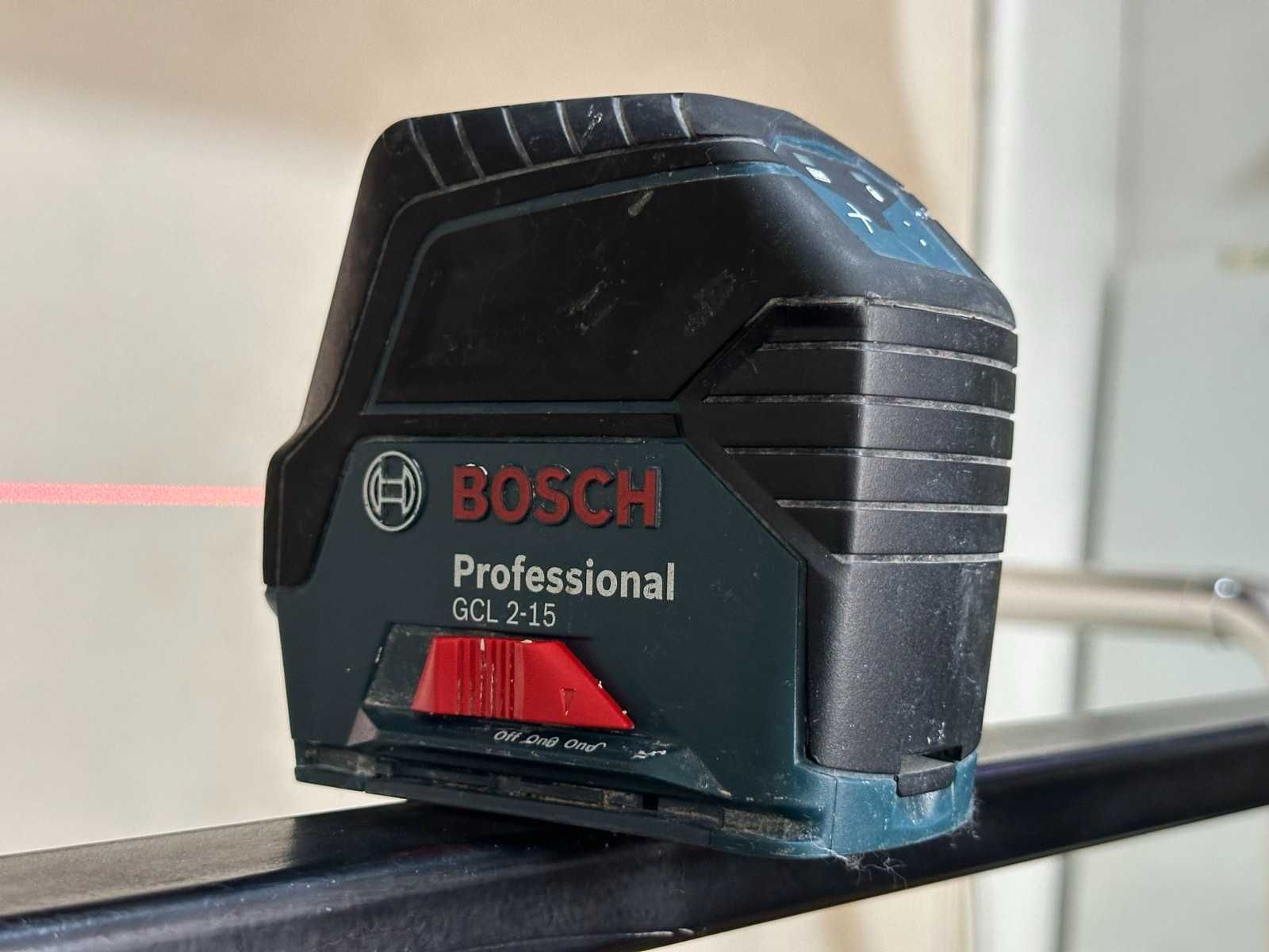 Линеен лазерен нивелир Bosch GCL 2-15 Professional, 15 м +