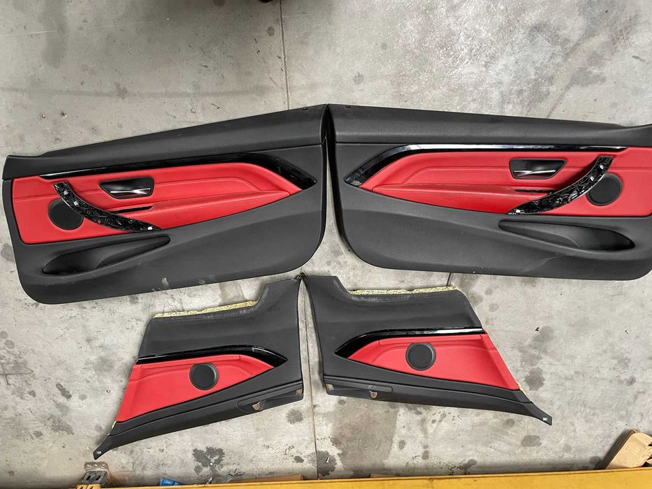 Interior BMW F32 Seria 4 Rosu Sport cu incalzire si cotirea