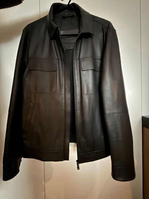 Кожено яке Massimo dutti