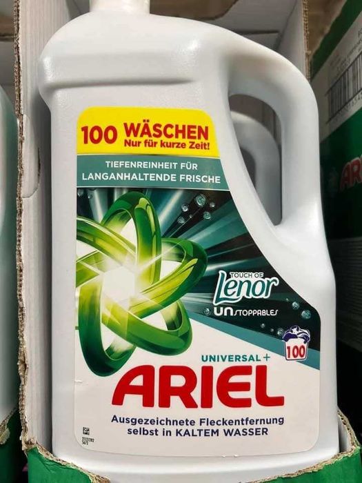 Перилен препарат гел Ariel Universal+ / Color+ – 5 литра, 100 пранета