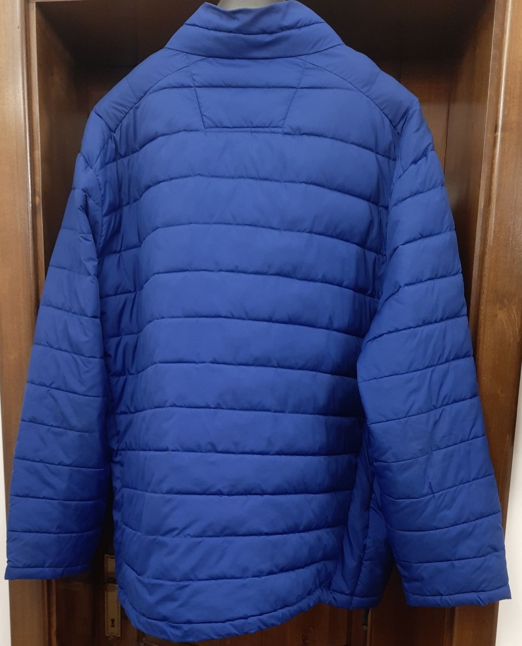 Geaca puffer primavara/toamna, Angelo Litrico 5XL, albastru, ca noua