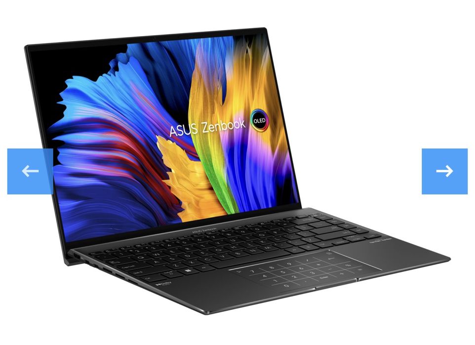 Asus Zenbook UM5401R / 14x OLED / 16 ГБ + 512 SSD — отличное состояние