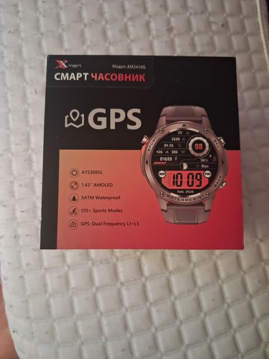 Смарт часовник с GPS и много др функции