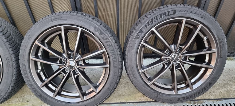 Jante 18 octavia 4,audi a4,mercedes a,c class anvelope iarna 225 45 18