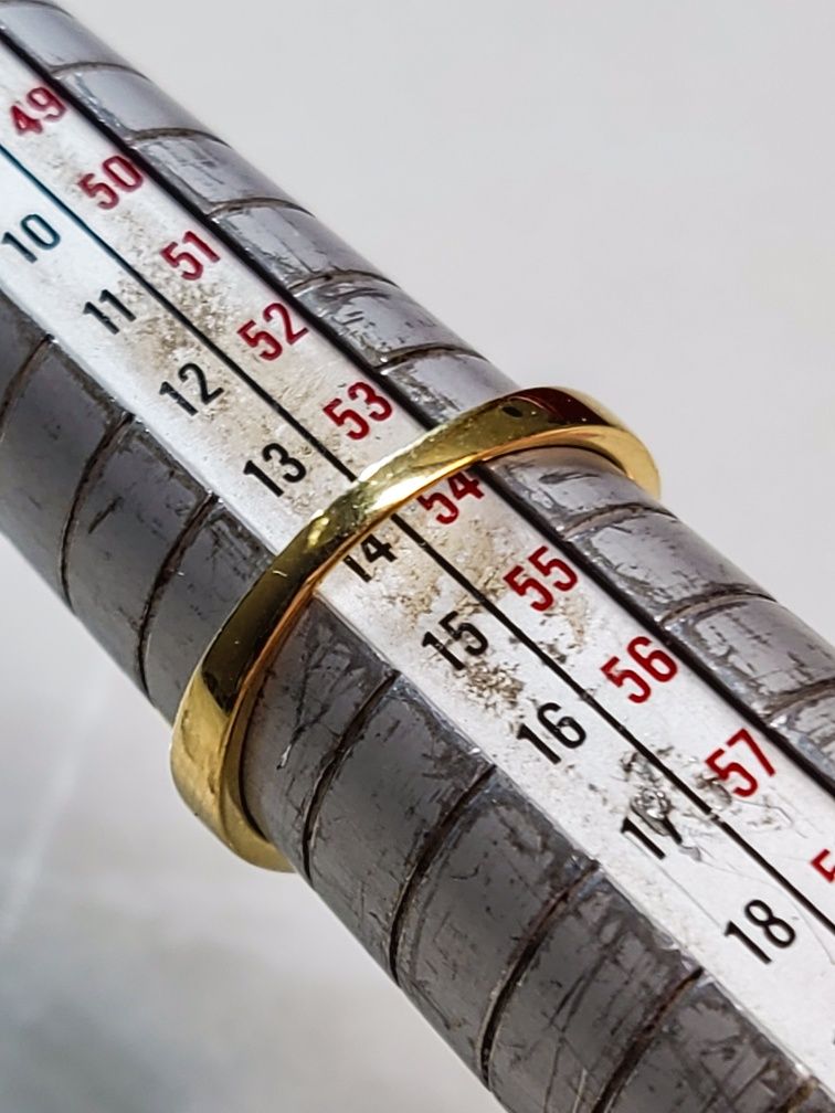 Inel din aur 14K cu zirconiu – mărimea 54, gramaj 2,53 gr