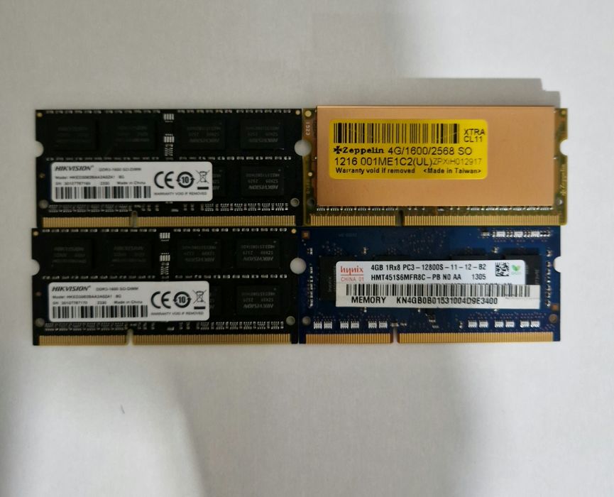 Озу на ноутбук ддр3 8гб, 4гб.