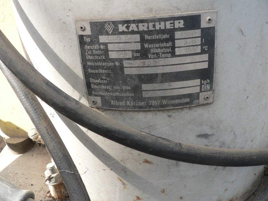 Aparat de spalat cu presiune cu apa calda Karcher Hds 80