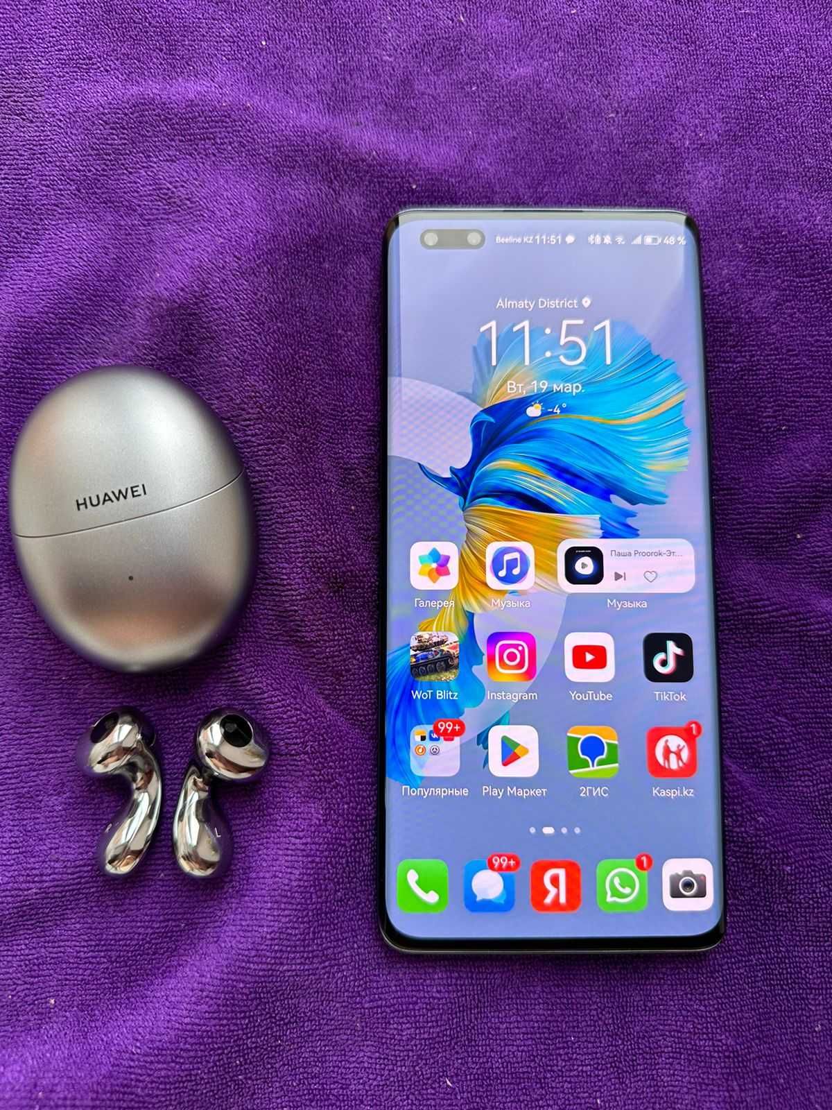 Huawei nova 11 pro 8/256gb и НАУШНИКИ huawei freebuds 5