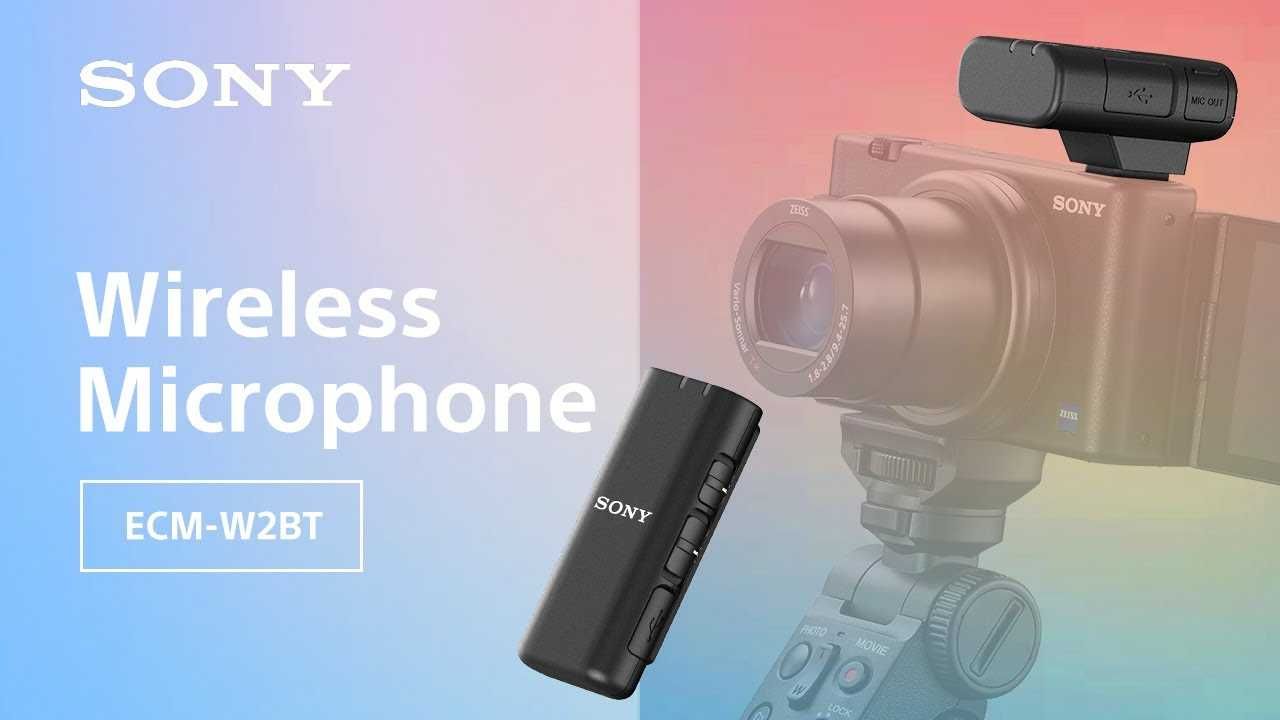 Sony ECM-W2BT Microfon Camera Wireless Bluetooth Stereo cu Patina