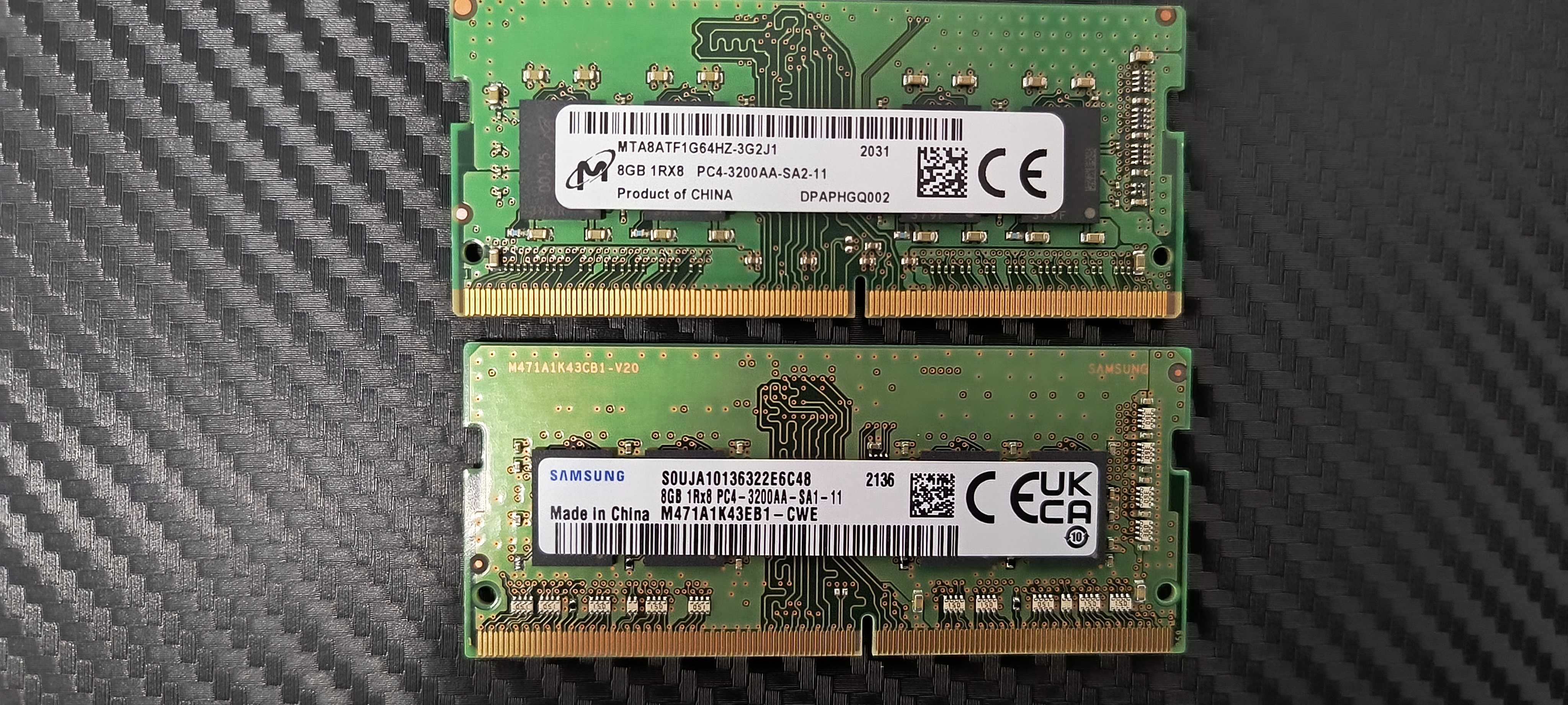 Kit Memorie RAM Laptop 16 GB [2 x 8 GB] DDR4, 3200 MHz, CL 22, SODIMM