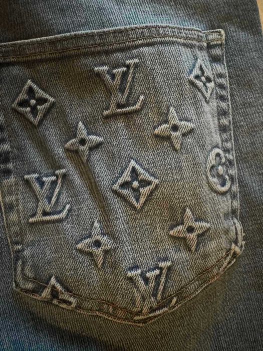 Louis Vuitton-Нови оригинални мъжки дънки Л номер