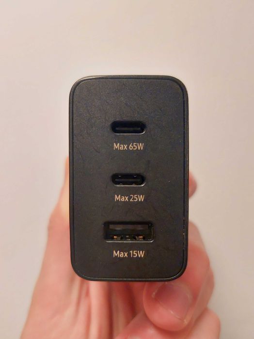 Încărcător Original Samsung 65W Trio (3 Porturi)