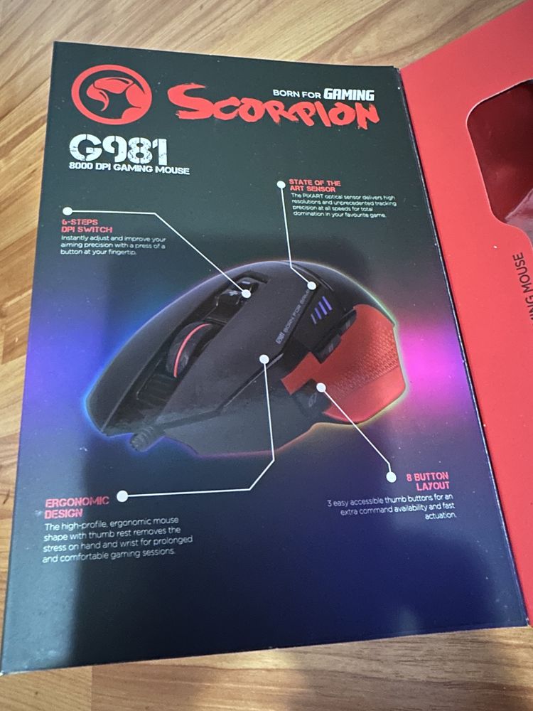 Mouse gaming Marvo Scorpion G981