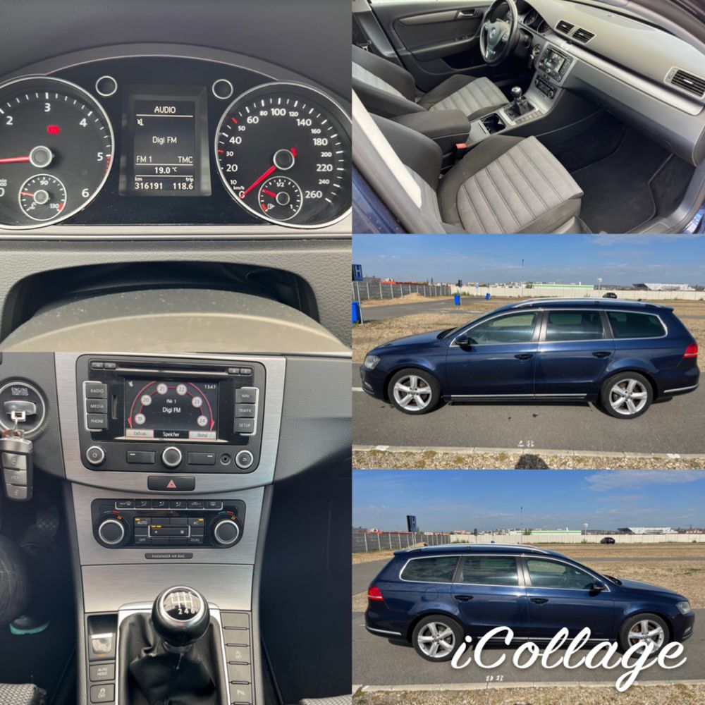 Vw Passat 2.0tdi-140cp highline 2012 navi/Climatronic/jante 17’