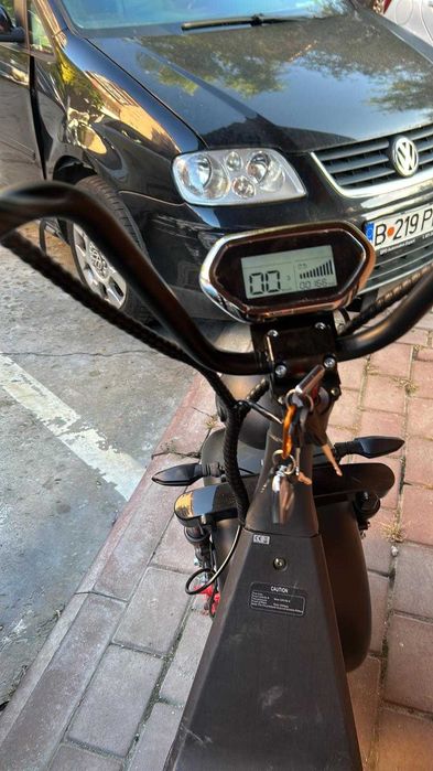 Scuter electric fara permis Harley Cococity negru mat