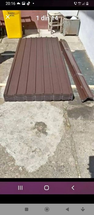 Tabla cutata pentru acoperiș și gard