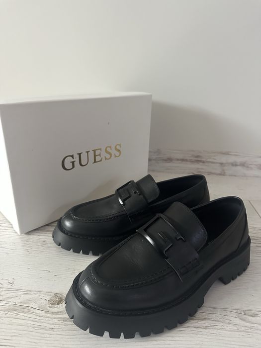 Мъжки кожени обувки, Guess mens loafers 43