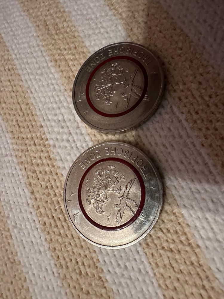Monede 5 euro tripical zone