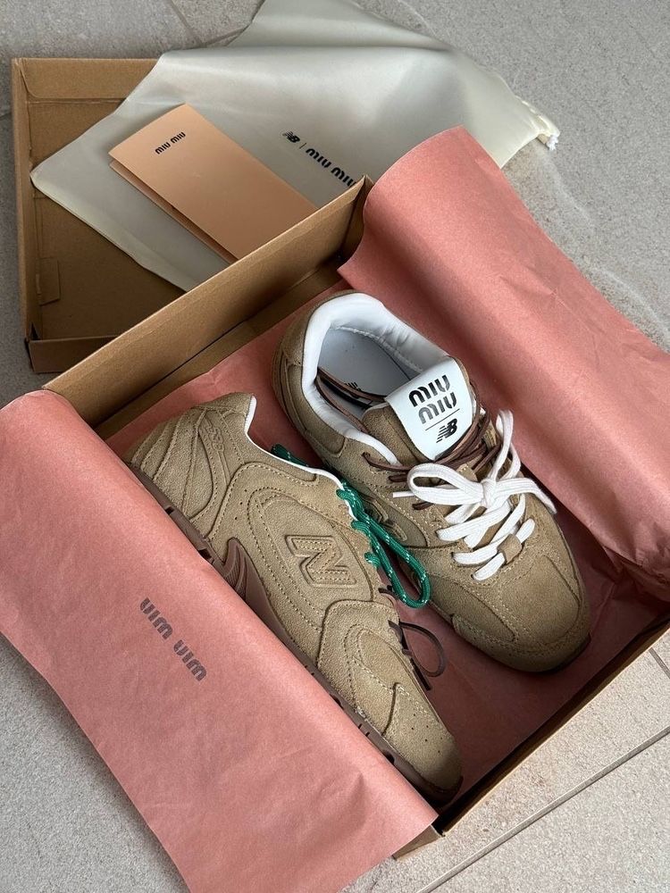 Miu Miu x New Balance 530 SL Light Brown 36,37,38,39,40