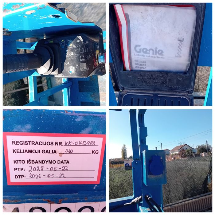 Nacela electrica 12 m genie 3246