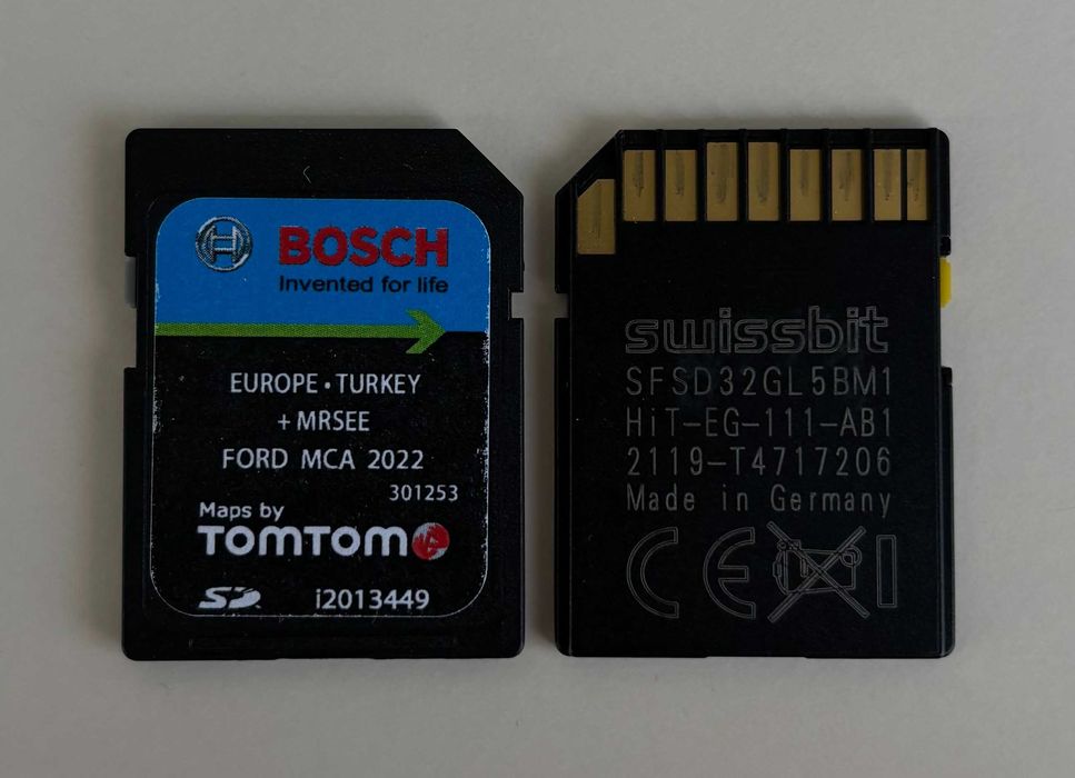 2023 Ново FORD MCA Sd Card Europe Turkey Сд Карта Navigation plus