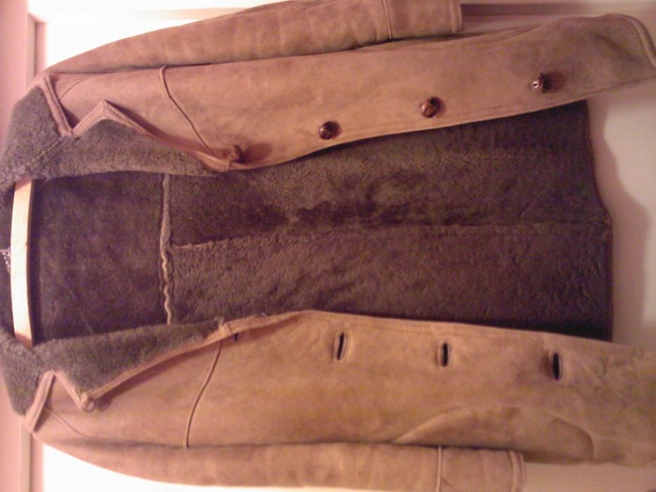 Cojoc blana naturala Anglia tip Alain Delon. gros. stare f. buna