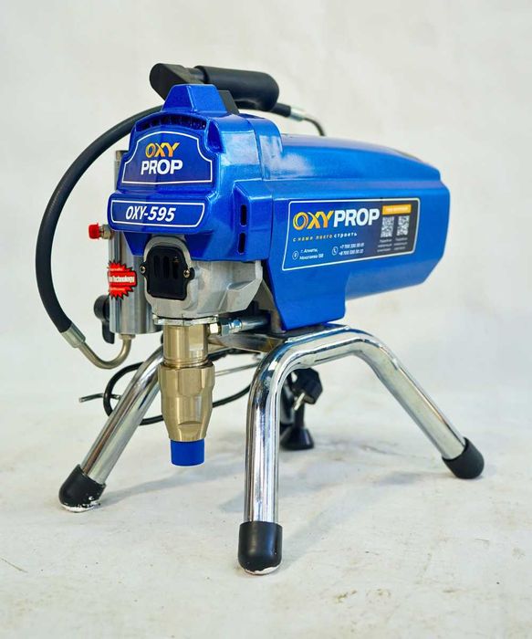 Безвоздушный распылитель OXY 595 краскопульт для покраски