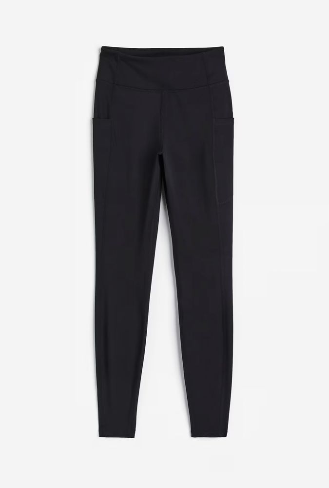 Черен клин за трениране с джобове H&M