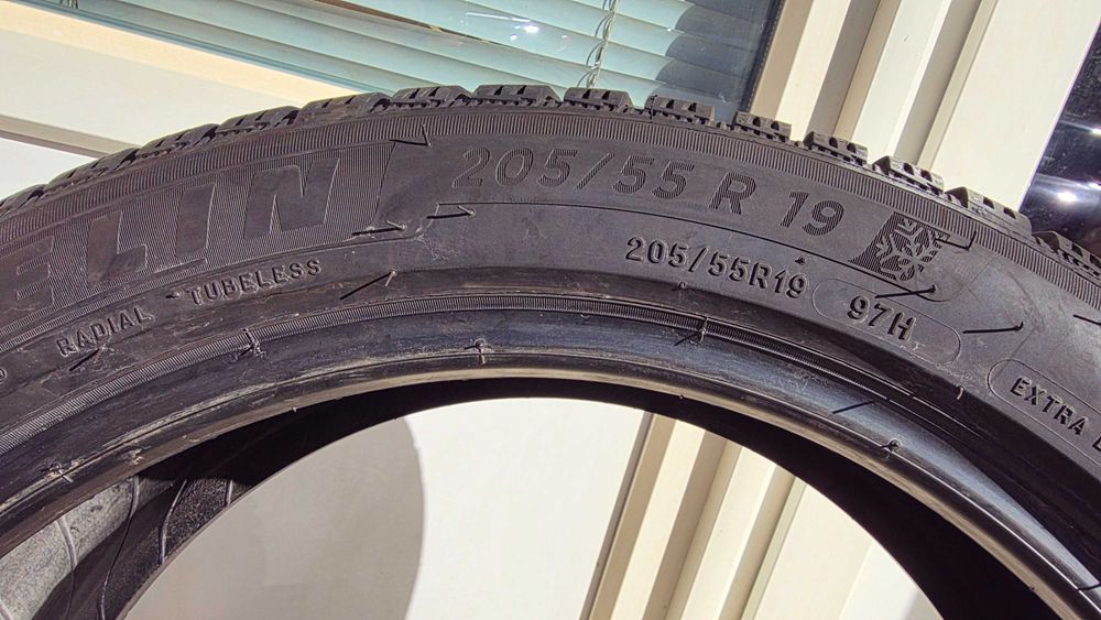 4 cauciucuri de iarnă Michelin Alpin 6 205/55 R19 97H, cvasi noi