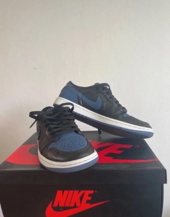 Jordan 1 retro low og black mystic navy