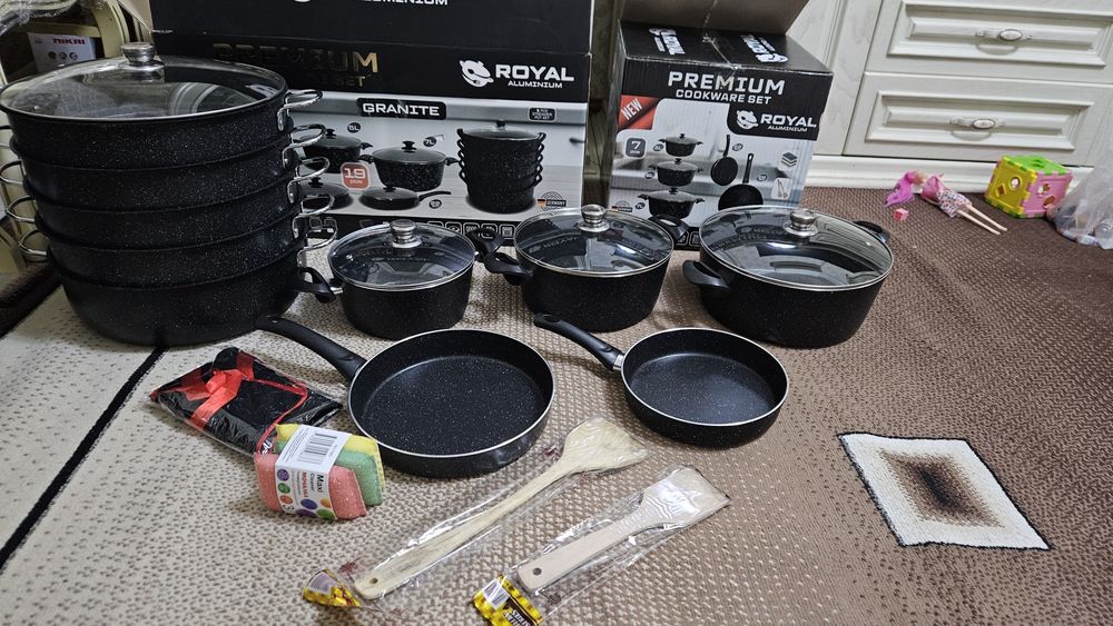 Oshxona nabor idishlar sotiladi yangi upakofkada