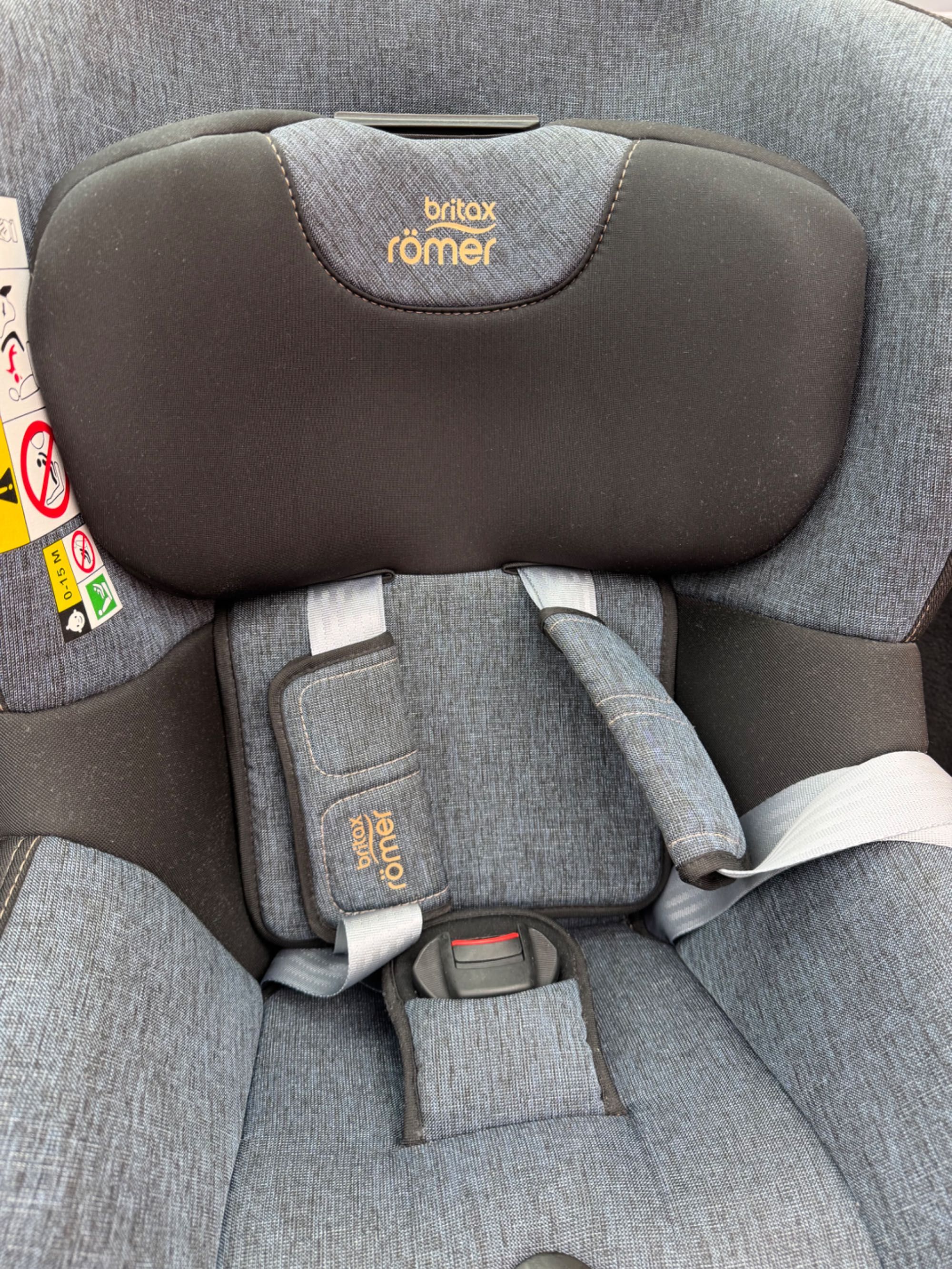 Scaun auto BRITAX ROMER Dualfix M i-Size, Isofix, 0-18kg, gri-negru