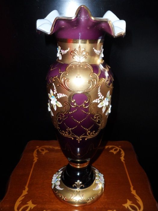 From Bohemia, purple vase.