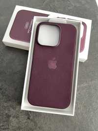 Husa originala Apple iPhone 15 Pro FineWoven Magsafe Mulberry Noua