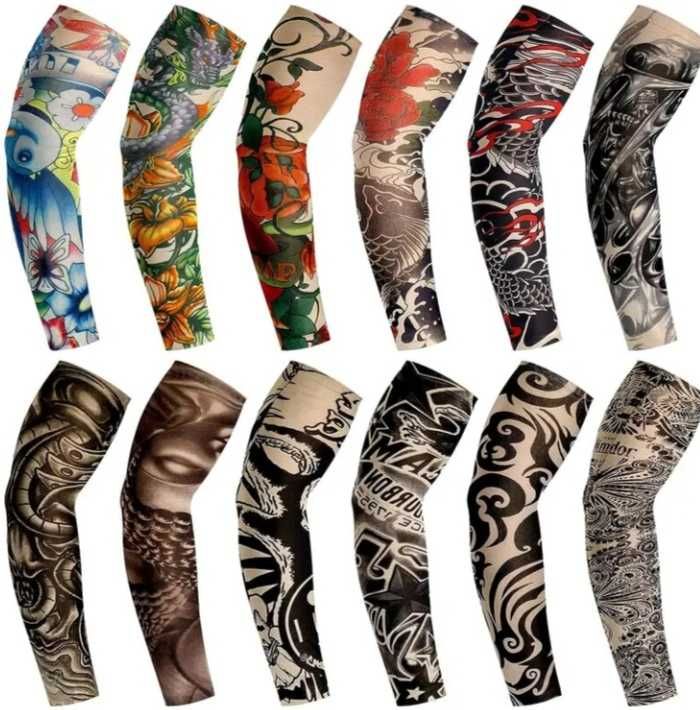Mânecă tatuaj 3D Print, Măsura universala, unisex