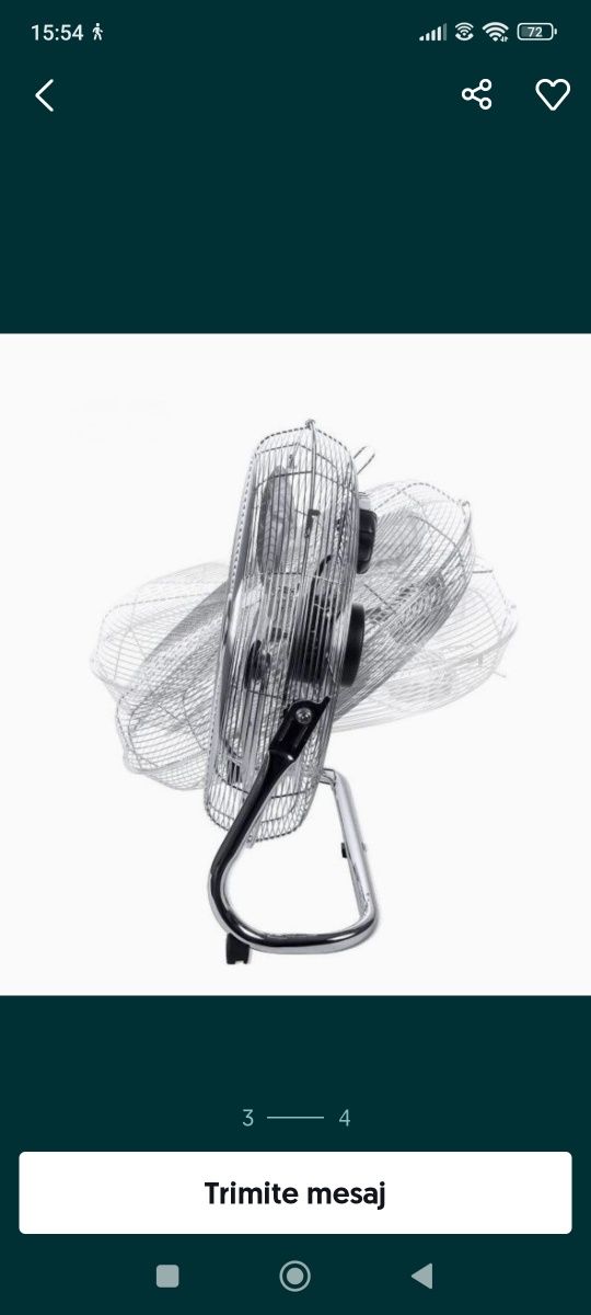 Ventilator inox nou